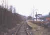Nrdliches Ende des ehem. Mittelbahnsteigs des Bf. Marienheide + Empfangsgebude, Blick in Richtung Sd-West (16.4.2004), (c) Alex M.